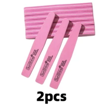 Pink Diamond Sponge Nail File, Double-Sided Buffing Manicure Polishing Tool - Pink - View 8