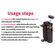 Wireless Mini Selfie Stick Tripod With Remote Control - Portable Anti-Shake, Extendable Design, Suitable For Travel, Gatherings And Live Streaming - Perfect Gift For Valentine's Day Or Birthday - Black And White Options, Mini Phone Tripod, Party Accessory, Fashionable And Compact - 彩色 - 查看 2