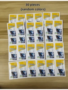 40片裝拋棄式清潔濕巾，專為鏡片除油與眼鏡護理設計，適用於手機螢幕、電腦螢幕、相機鏡頭及玻璃表面清潔，含適量水分，柔軟彈性不傷眼鏡，超迷你包裝，便攜方便，高品質 - 彩色 - 查看 14