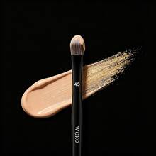 Cọ che khuyết điểm PRO45, cọ trang điểm mắt chuyên nghiệp, cọ tán kem che khuyết điểm vùng mắt, lông tổng hợp mềm mại, dụng cụ làm đẹp, sản phẩm mới về. - màu đen - Xem 3