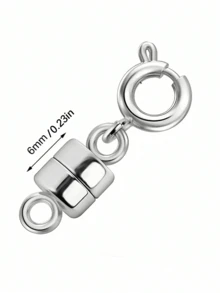 Bộ chuyển đổi dây chuyền khóa từ tính, đầu nối khóa trang sức mạ vàng và bạc, dụng cụ nối dài dây chuyền tự làm trang sức. - Nhiều màu - Xem 5