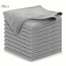 Cleaning Cloth Set, Super Soft, Quick Drying, Absorbent, Suitable For Kitchen, Bathroom, Home, Multi-Functional Cleaning Rags, Dish Towels, Gray Towels, Kitchen Cloths, Cleaning Rags, Car Washing Cloths, Household Cleaning Cloths - One Size Fits All - View 7