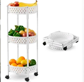 Carrito plegable de Cocina - Bianco - Visualizzare 1
