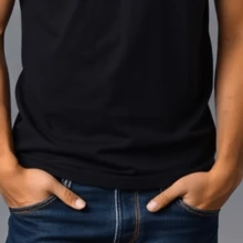 Camiseta Masculina Camisa 100% Algodão Fio 30.1 Confortável Estampa Religiosa Camisa Descolada Varias Cores - Preto - Visão 7