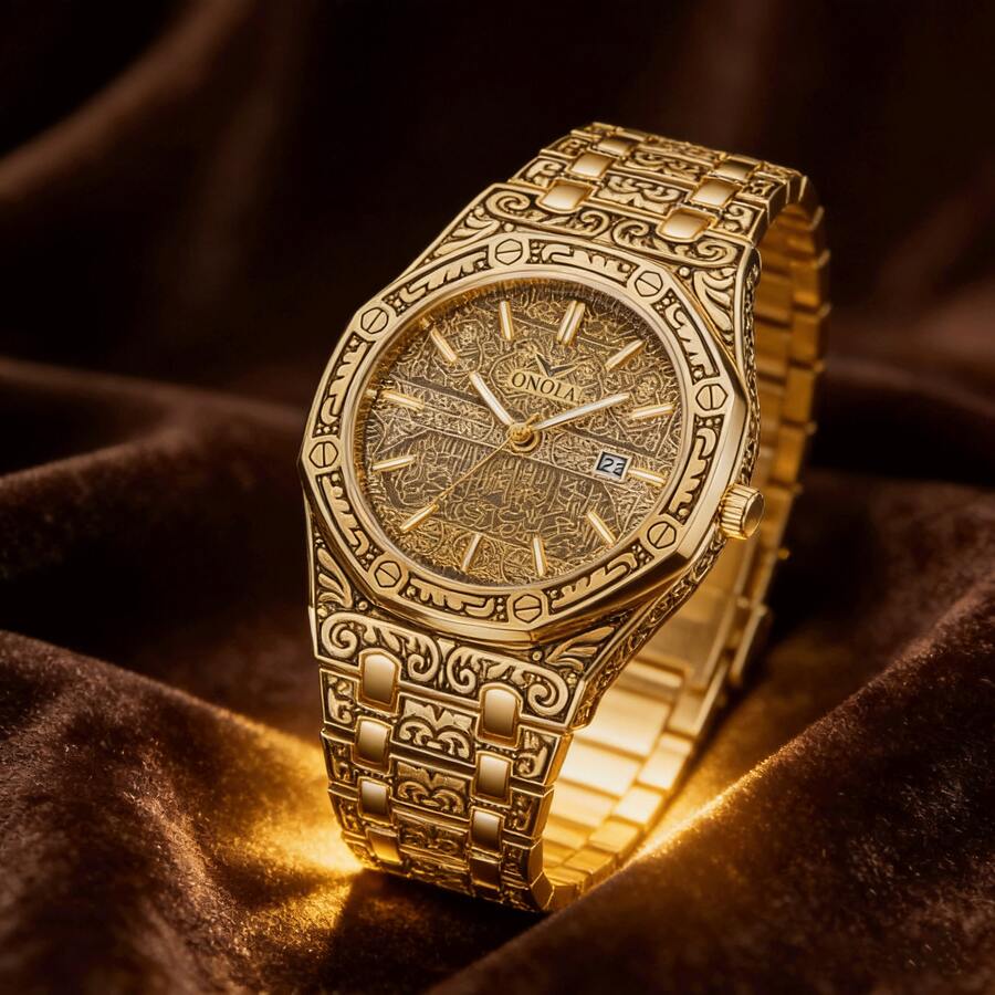 ONOLA Men's Luxury Date Quartz Watch