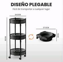 Storage Carts - Black - View 2