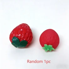 1个可爱草莓慢回弹减压玩具：柔软且回弹缓慢的减压玩具，适合青少年和成人，非常适合桌面玩耍和缓解焦虑。 - 彩色 - 查看 12