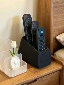 Minimalist Remote Control Holder | Stable & Wide Base Keeps Remote Upright & Visible, Easy To Grab | Compatible With Various Remotes | Suitable For Coffee Table, TV Cabinet, Sideboard, Enhances Home Tidiness - Multicolor - View 3