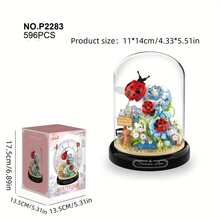 Bộ đồ chơi tự làm bó hoa bướm, bao gồm hoa hồng nhân tạo đã được bảo quản và hộp trưng bày, đồ chơi xếp hình sáng tạo, phù hợp cho người lớn và các bà mẹ - Món quà trang trí bàn làm việc/nhà độc đáo cho Ngày của Mẹ, sinh nhật, Lễ Tạ ơn - Nhiều màu - Xem 11
