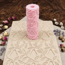 Pear-Shaped Fruit Texture Embossed Clay Roller, Rolling Pin Cookie Stamp Tool, Suitable For Carving, Pastry Baking And Clay Craft Making - Pear-shaped Patterns - View 3