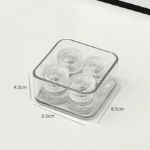 Hộp đựng đồ trang điểm bằng acrylic trong suốt có ngăn kéo và vách ngăn (10/9/8/1 chiếc), hộp đựng văn phòng phẩm để bàn, hộp sắp xếp ngăn kéo bàn làm việc tại nhà. - Trong sáng - Xem 5