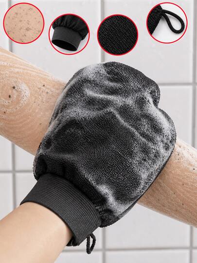 3/2/1 Pcs Body Exfoliating Bath Gloves & Brush Set, Suitable For Shower, SPA, Massage, Includes Exfoliating Gloves, Double-Sided Towel And Body Brush, Deep Cleansing, Removes Dead Skin
