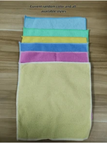 Paño de limpieza de vidrio con patrón de escamas de pez mágico de 9.8" X 9.8", súper absorbente y sin desprendimiento, sin manchas de agua - Multicolor - Ver 12