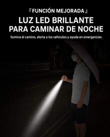 Paraguas Automático con Luz LED y Protección UV, Plegable Antiviento para Sol y Lluvia - Rosa - Ver 3