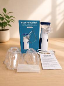 Nebulizer Respirator Cool Mist Steam Inhaler, Mini Portable Nebulizer Kit For The Whole Family - View 2