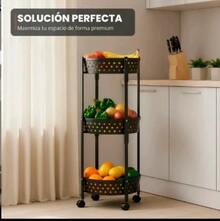 Carrito plegable de Cocina - Bianco - Visualizzare 3