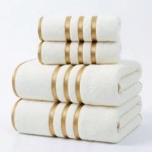 Bộ 4 món - 2 khăn tay và 2 khăn tắm, khăn và áo choàng tắm 300GSM, bộ sản phẩm cao cấp, bộ quà tặng khăn tắm và áo choàng tắm sang trọng, chất liệu polyester satin lông cừu san hô dày dặn, nhanh khô và thấm hút tốt, mềm mại và thân thiện với da, kích thước 42cmx80cm + 70cmx140cm - Nhiều màu - Xem 11