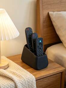 Minimalist Remote Control Holder | Stable & Wide Base Keeps Remote Upright & Visible, Easy To Grab | Compatible With Various Remotes | Suitable For Coffee Table, TV Cabinet, Sideboard, Enhances Home Tidiness - Multicolor - View 10