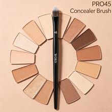 Cọ che khuyết điểm PRO45, cọ trang điểm mắt chuyên nghiệp, cọ tán kem che khuyết điểm vùng mắt, lông tổng hợp mềm mại, dụng cụ làm đẹp, sản phẩm mới về. - màu đen - Xem 5