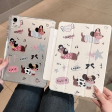 Ốp bảo vệ phù hợp với máy tính bảng iPad thế hệ thứ 10, kiểu dáng thời trang không viền với khe cắm bút, mặt lưng acrylic trong suốt cao cấp, chống sốc, chống uốn cong và chống rơi vỡ, kích thước A16. Cũng tương thích với máy tính bảng iPad thế hệ thứ 11, và iPad thế hệ thứ 8 10.2 inch/ thế hệ thứ 9 10.2 inch. - Trong sáng - Xem 7