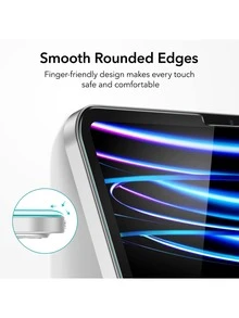 2 buah Pelindung Layar untuk iPad Generasi ke-10 10,9 Inci (2022), Kompatibel dengan Face ID dan Apple Pencil, Film Kaca Tempered Ultra Keras, Anti Gores, Bebas Gelembung, Definisi Tinggi, Anti Sidik Jari, Cocok untuk Tablet Apple Mini/Air/Pro, Perlindungan Anti Jatuh dan Guncangan Cakupan Penuh - Clear - View 9