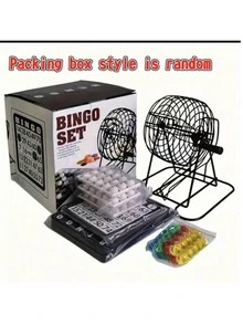 1pc Raffle Wheel - Hand Crank Bingo Game Machine - Desktop Prize Drawing Toy - Holiday Gift - Easter Gift - Valentine's Day Gift - Christmas Gift - Halloween Gift - Gift - Toy - Multicolor - View 9