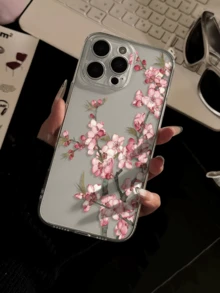 1個彩色半花個性化圖案透明TPU保護手機殼，適用於 11 12 13 14 15 16 Pro Max Xr 7 8 Plus - 彩色 - 查看 3