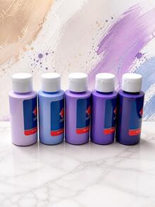 Mon.Et Acrylic Paint. Water-Based. Purple Tone. - A - View 3