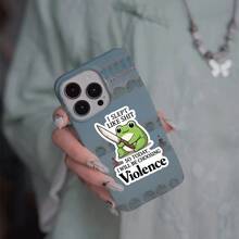 Funny Frog Sticker I SLEPT LIKE SO TODAY I WILL BE CHOOSING Violence Personalized English Sticker Waterproof Vinyl Sticker - Durable Matte Surface, Self-Adhesive Bumper Sticker, Suitable For Cars, Windows, Laptops, Trucks, Water Bottles - Multi-Purpose Durable Design, Car Sticker - Vinyl - View 4