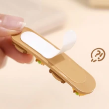 A Cute Capybara Multi-Functional Cable Organizer,Elegant Panda Pattern Animal Silicone Cable Clip, Mouse Cable,Headphone Cable, Data Cable Holder,Suitable For Home And Office Cable Management,Headphone Cable Clip, Keep Your Desktop Neat And Organized - View 8