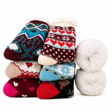 Children's Non-Slip Socks, Thermal Socks With Plush Lining - 各種各樣的女孩 - 查看 3
