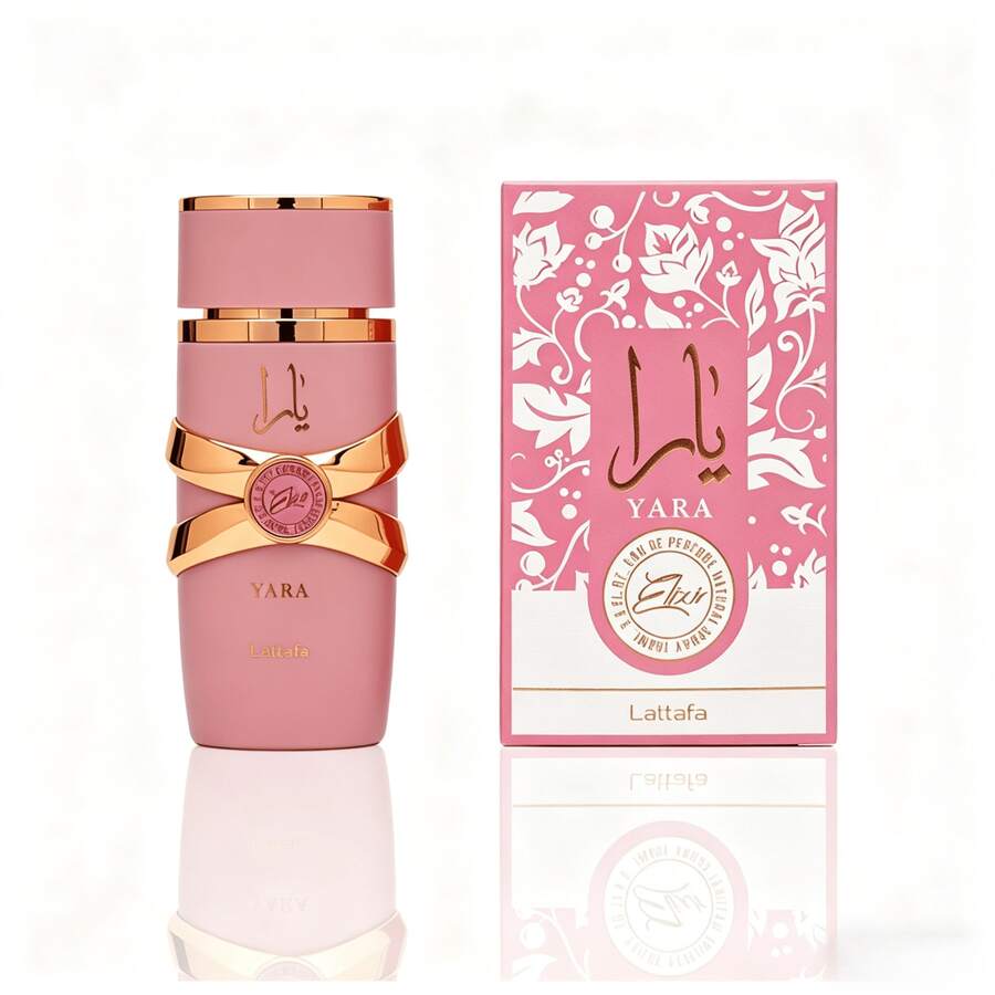 Lattafa Yara 100ml Perfume Spray, Women's Eau De Toilette, Women's Cologne, Lasting Fragrance, Arab Perfume Cologne, Long Lasting Floral, Elegant Floral, Alcohol Matrix, Formaldehyde-Free, EDP, Liquid Perfume, Long Lasting Floral, Perfect For Dates, Birthdays, Valentine's Day, Parties, Halloween, Christmas And New Year Gifts - 粉紅色 - 查看 1