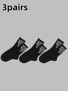 1/3 Đôi tất thể thao đa năng kiểu Mỹ in hình đại bàng, thiết kế unisex, thích hợp cho cả nam và nữ. - Nhiều màu - Xem 16