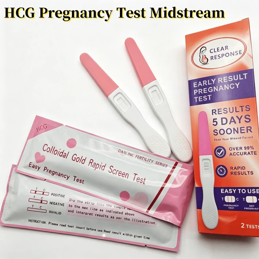 1/3/5 que thử thai giả, que thử thai luôn cho kết quả dương tính, bộ dụng cụ thử thai giả, thích hợp cho trò đùa ngày Cá tháng Tư. - Thuốc thử - Xem 1