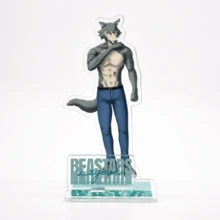 Fun BEASTARS Anime Acrylic Stand Double-Sided Interlayer Printing Double Slot Legoshi Louis Haru Figure Model Desk Decor Gift Toy - Multicolor - View 5
