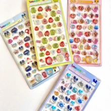 Tamagotchi 1pc Topical Songzi Dropping Adhesive Stickers, Cute 3D Retro Electronic Pet Stickers, Suitable For Decorative Handbooks, Water Cups, And Scrapbooks (Stochastic Style) - Multicolor - View 2