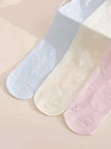 3 đôi quần tất họa tiết ngôi sao cho bé gái, legging mỏng, co giãn tốt, thoáng khí, tất múa cho trẻ em, đa năng cho mùa xuân và mùa thu. - Nhiều màu - Xem 8