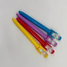 3pcs Unique Shaped Ballpoint Pens, Assorted Colors, Twist-Open Mechanism, Medium Tip, Durable Plastic Material, Suitable For Educational Institutions, Workplaces And Holiday Gifts, Random Colors - Multicolor - View 6