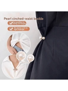 2/4 buah Klip Ujung Celana Denim, Peniti Anti-Terbuka di Dada, Kancing Pengencang Pinggang, Gesper Sandal Anti-Selip, Pengatur Panjang Celana - MultiWarna - View 11