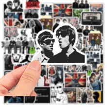 50 piezas de pegatinas con el tema de la banda de rock Oasi.S, adecuadas para fans de música rock, se pueden pegar en portátiles, guitarras, patinetas y decoraciones de fiesta - Multicolor - Ver 2
