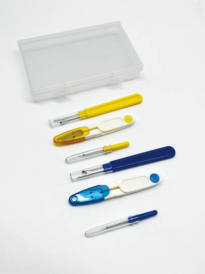 3件套/6件套拆线器工具套装 | 大号拆线器、小号双色拆线器、带盖安全剪刀，适用于缝纫、拼布、刺绣、DIY手工、服装修补，是缝纫初学者、拼布爱好者和手工达人的理想之选。