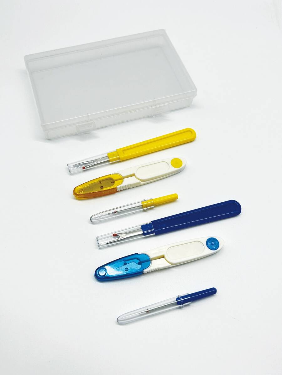 3件套/6件套拆线器工具套装 | 大号拆线器、小号双色拆线器、带盖安全剪刀,适用于缝纫、拼布、刺绣、DIY手工、服装修补,是缝纫初学者、拼布爱好者和手工达人的理想之选。 - 拆線器 - 查看 1