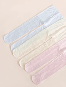 3 đôi quần tất họa tiết ngôi sao cho bé gái, legging mỏng, co giãn tốt, thoáng khí, tất múa cho trẻ em, đa năng cho mùa xuân và mùa thu. - Nhiều màu - Xem 5