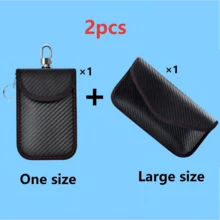 New Car Key Signal Blocking Bag, Car Key Anti-Theft Protective Case, RFID Proof Key Card Holder - A - View 14