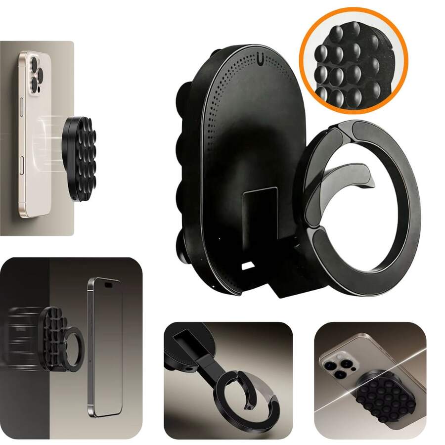 Shang's Phone Grip Holder - Black - View 1