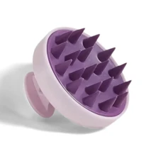 1pc 3.15x2.76 Inch Soft Silicone Hair Scalp Massager Brush, Gentle Exfoliating Shampoo Brush, Comfortable Scalp Cleansing Brush, Bathing Brush, Home Bathroom Decor, Travel Essential, Summer Hair Care Tool, Relaxing Scalp Massager, Gentle Silicone Brush, Stress Relief Beauty Accessory - Multicolor - View 10