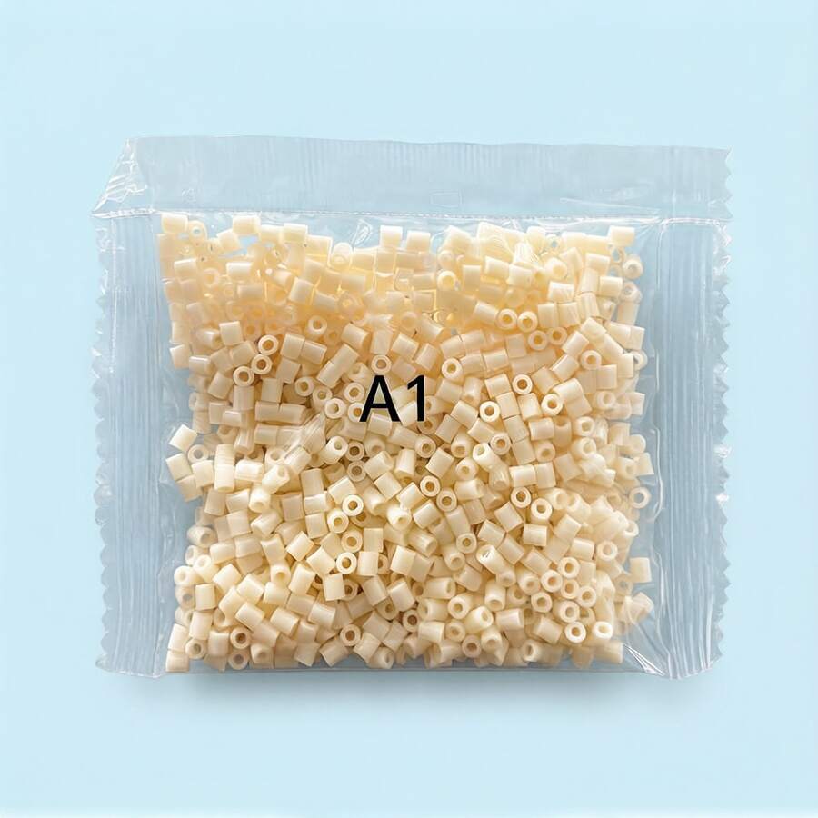 1000顆/包 Fusion Beads 拼圖補充包 2.6mm 1000顆 3D拼圖珠組，DIY手工珠寶製作材料－高品質像素拼圖珠創意製作－適合珠寶設計師、工匠與愛好者 - A1 - 查看 1