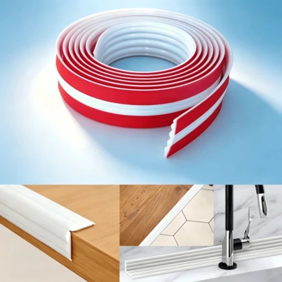 Miếng dán bảo vệ góc và cạnh tường PVC tự dính - Dễ dàng bóc và dán, thích hợp cho các góc trong/ngoài nhà, trần nhà, mặt bàn và cạnh sàn nhà, ngăn ngừa va chạm, thích hợp cho phòng khách, ký túc xá, các góc và cạnh đồ nội thất.