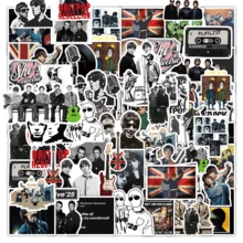 50 piezas de pegatinas con el tema de la banda de rock Oasi.S, adecuadas para fans de música rock, se pueden pegar en portátiles, guitarras, patinetas y decoraciones de fiesta - Multicolor - Ver 7