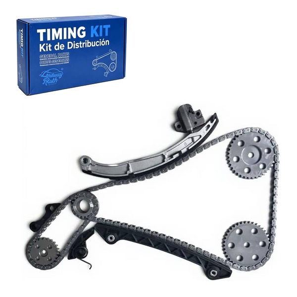 Kit de Cadena de Tiempo Compatible con  Ranger 2001-2012, B2300 2001-2012 2.3L - 9-0705S TK446 76155 TK5705S, con Cadena de Bomba, Cadenas de Tiempo, Piñón de Cigüeñal,